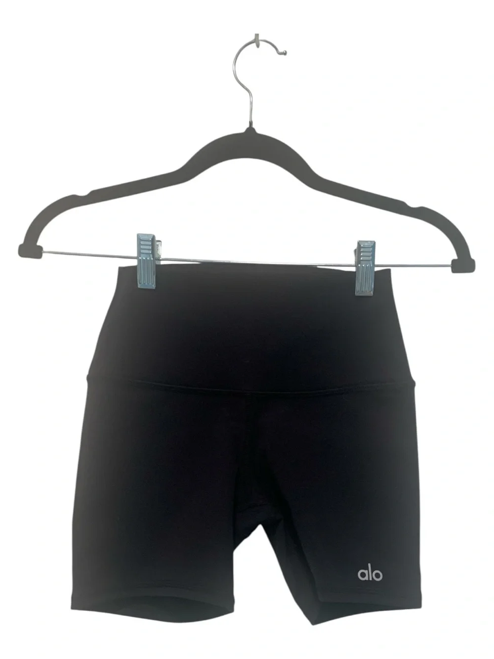 3. NWT Alo Yoga airbrush high waist biker shorts Size XXS